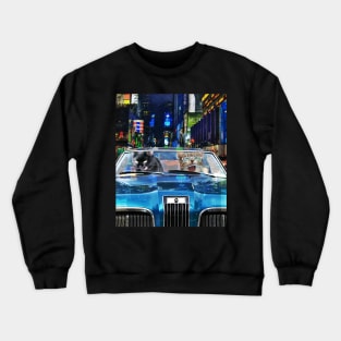 Night Cat Cruise Crewneck Sweatshirt